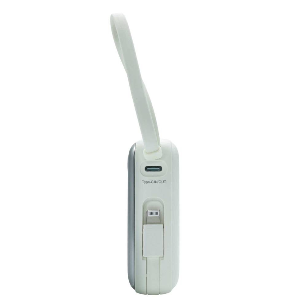 พาวเวอร์แบงค์ UVolt 10000 mAh Built-In Cable UVP10C-04 Silver