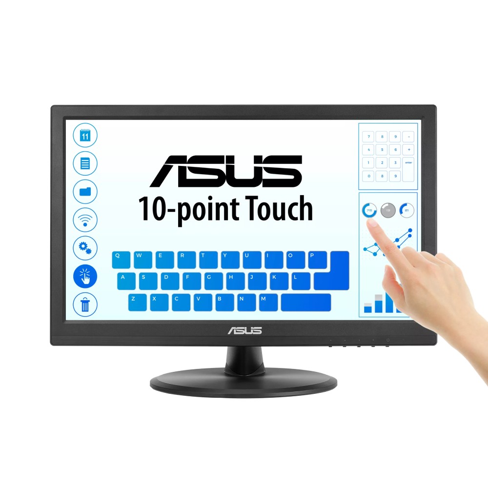 จอมอนิเตอร์ ASUS VT169HE (IPS 60Hz 10 Point Touch)