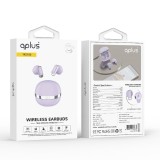 หูฟังไร้สาย QPLUS TWS YKS106 Purple