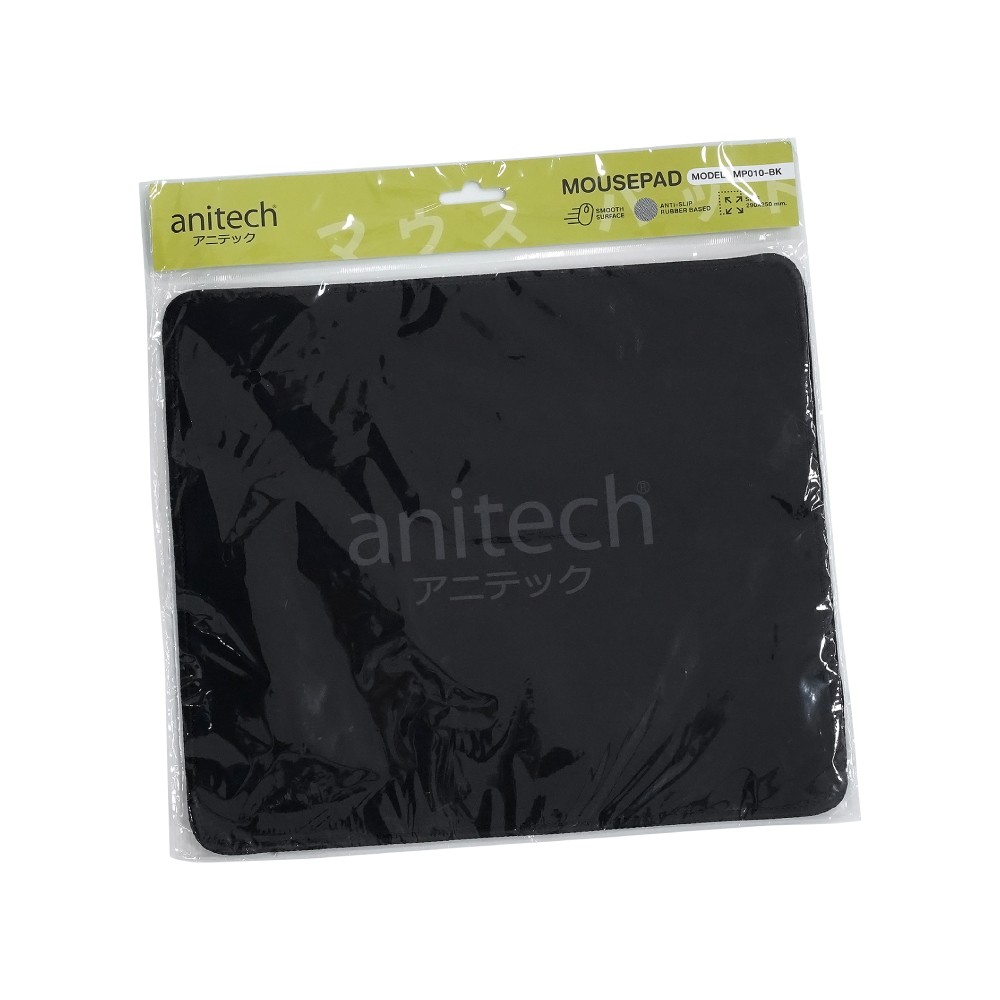 แผ่นรองเมาส์ Anitech Mouse Pad MP010-BK Black