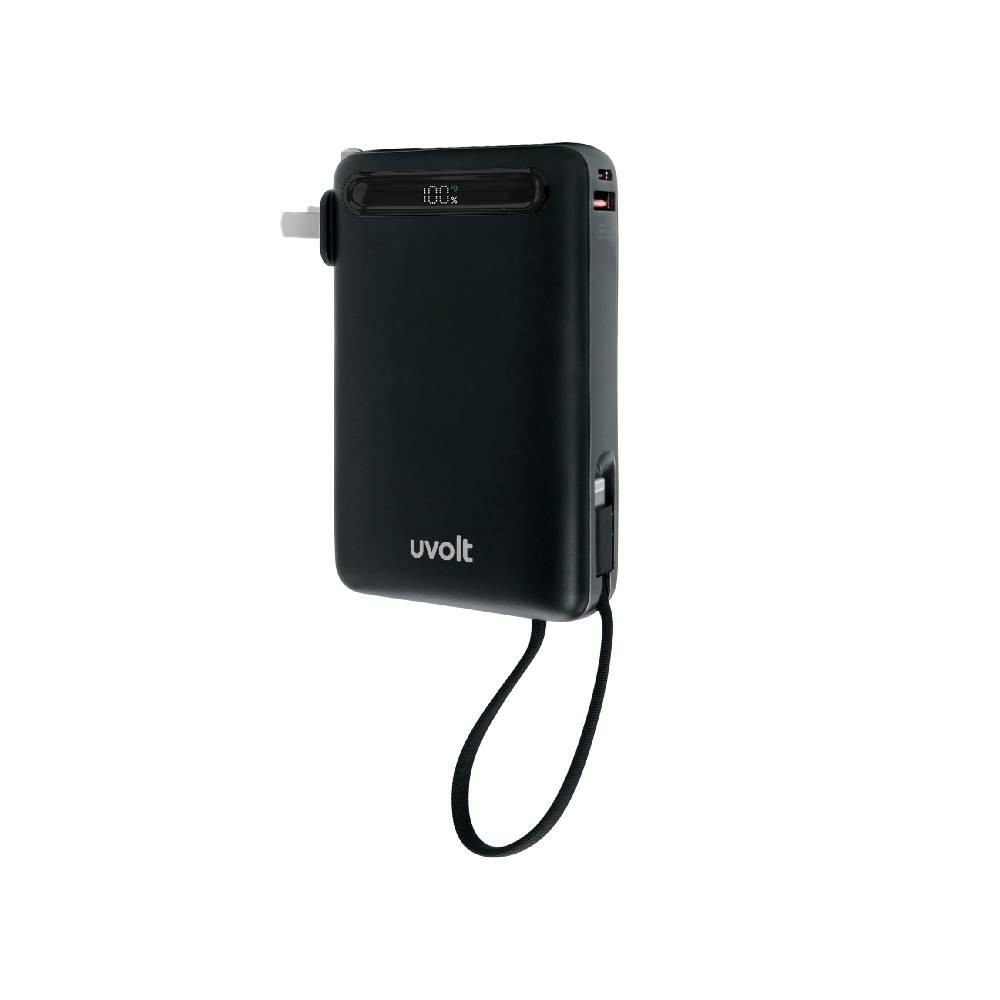 พาวเวอร์แบงค์ UVolt 20000 mAh Built-In Cable+AC UVP20AC-02 Black (CCC)