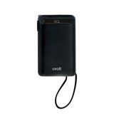 พาวเวอร์แบงค์ UVolt 20000 mAh Built-In Cable+AC UVP20AC-02 Black (CCC)