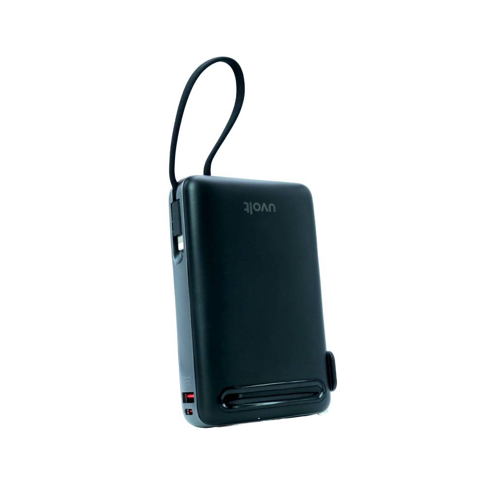 พาวเวอร์แบงค์ UVolt 20000 mAh Built-In Cable+AC UVP20AC-02 Black (CCC)