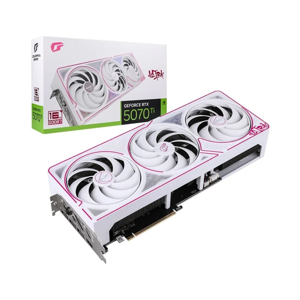 การ์ดจอ COLORFUL iGame GeForce RTX 5070 Ti Ultra W OC 16GB-V GDDR7 192-bit