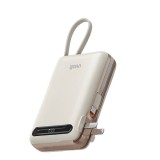 พาวเวอร์แบงค์ UVolt 20000 mAh Built-In Cable+AC UVP20AC-02 Cream