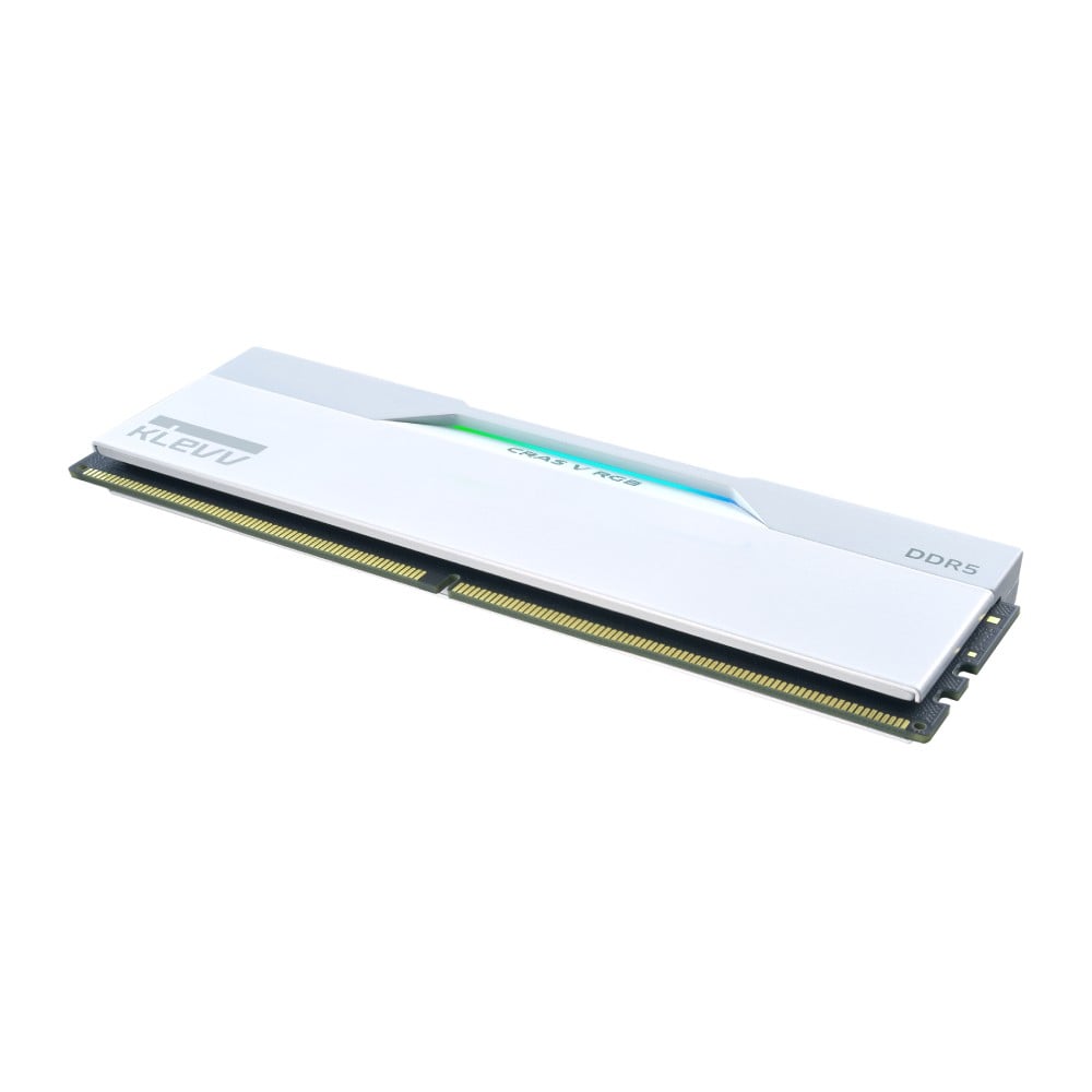 แรมพีซี KLEVV Cras V RGB OC Gaming DDR5 64GB/6000MHz.CL30 (2x32GB) White