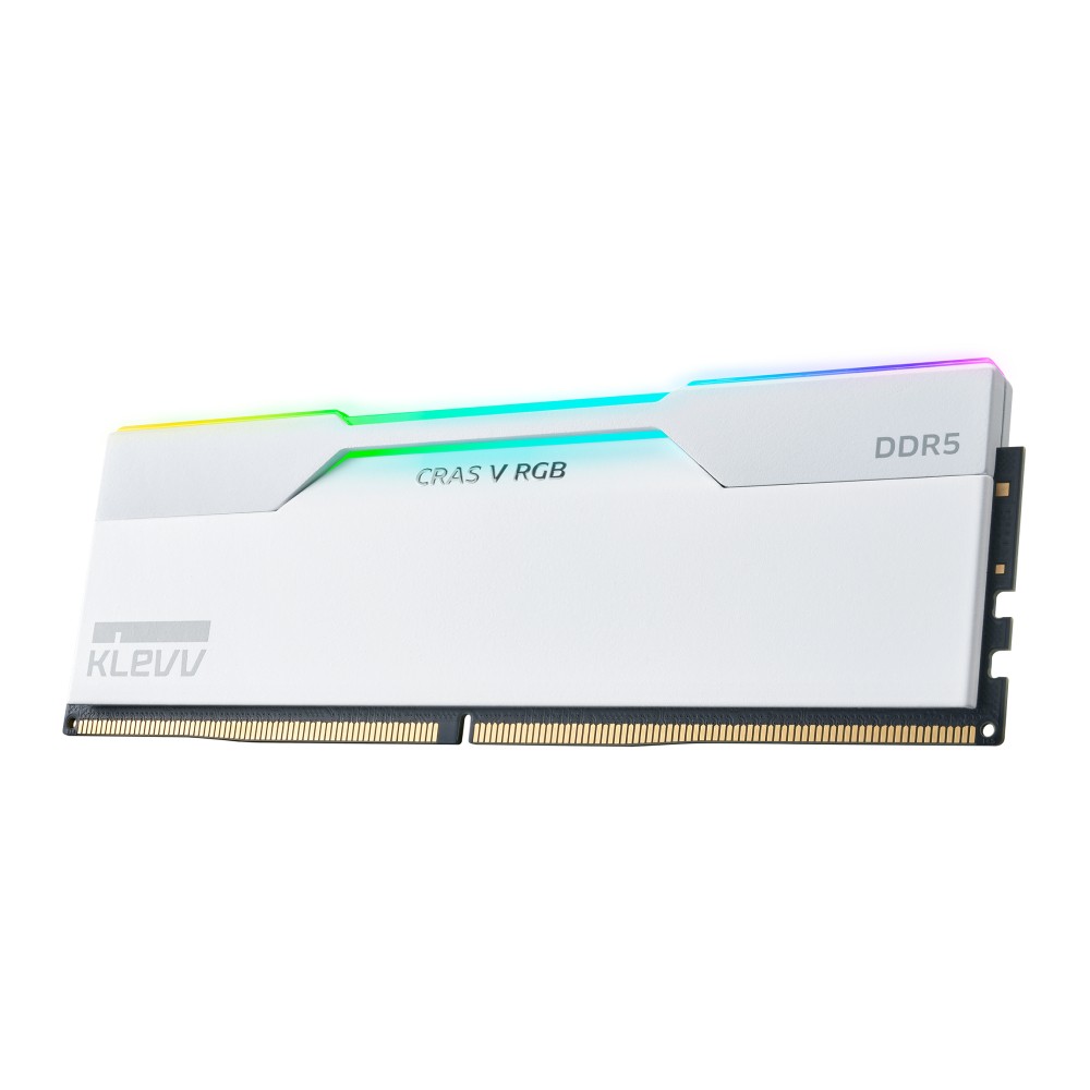แรมพีซี KLEVV Cras V RGB OC Gaming DDR5 64GB/6000MHz.CL30 (2x32GB) White