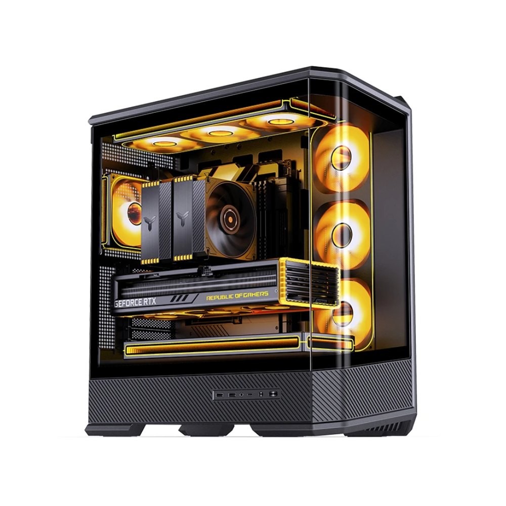 เคสคอมพิวเตอร์ Jonsbo D400 Black