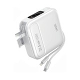 พาวเวอร์แบงค์ UVolt 15000 mAh Built-In Cable 3-in-1 22.5W UVP15AC-02 White
