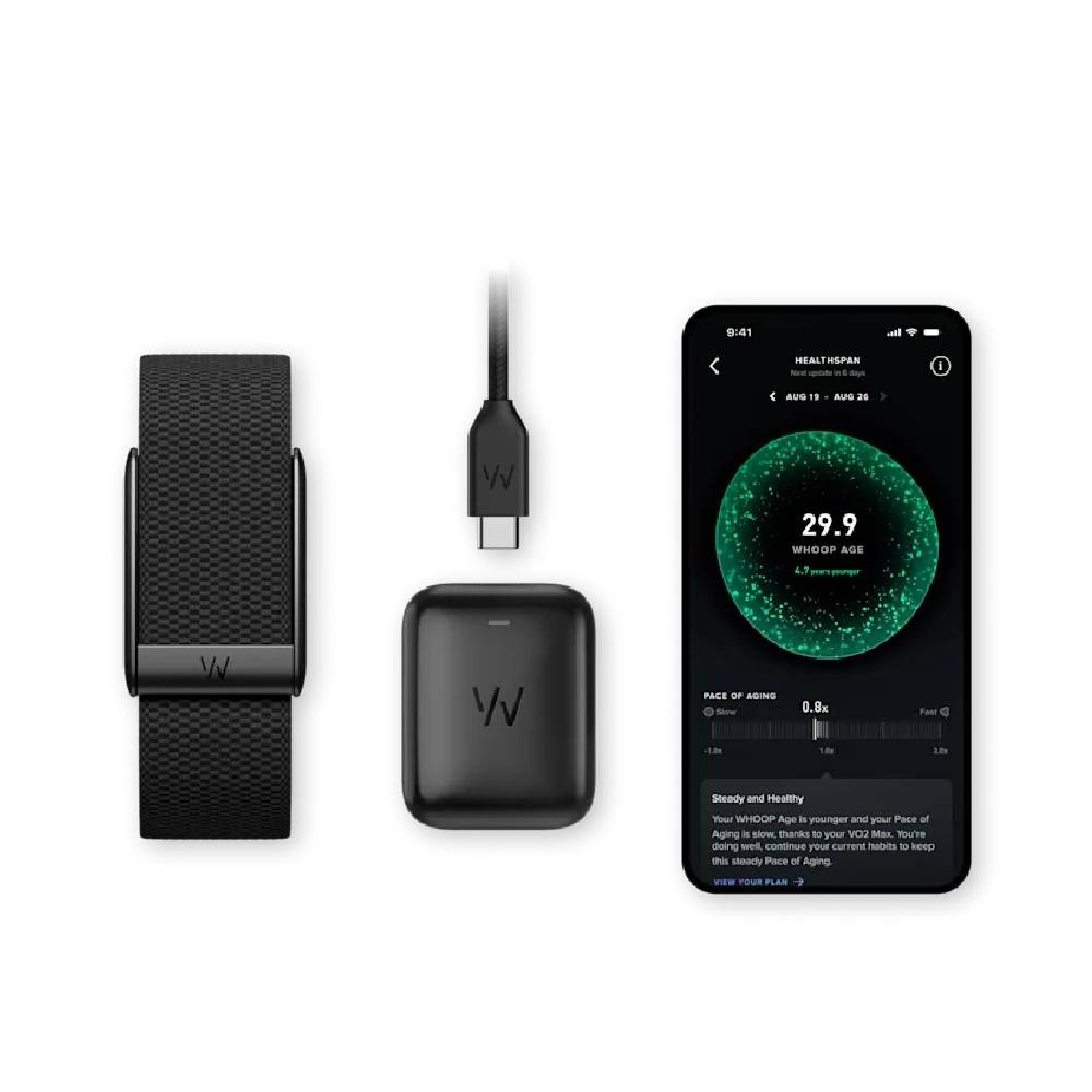 สายรัดข้อมือ WHOOP 5.0 PEAK Wearable Health Fitness & Activity Tracker (12 Months Membership)