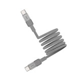 สายชาร์จ WHY USB-C to USB-C Magnetic Cable 65W 1.2เมตร Silver (UC-4041C)