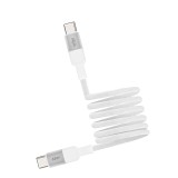 สายชาร์จ WHY USB-C to USB-C Magnetic Cable 65W 1.2เมตร White (UC-4041C)