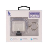 เคส Blue Box AirPods 4 Crystal with anti-lost protective Purple