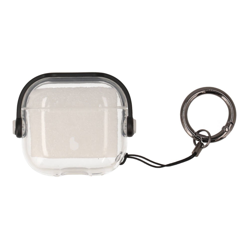เคส Blue Box AirPods 4 Crystal with anti-lost protective Black