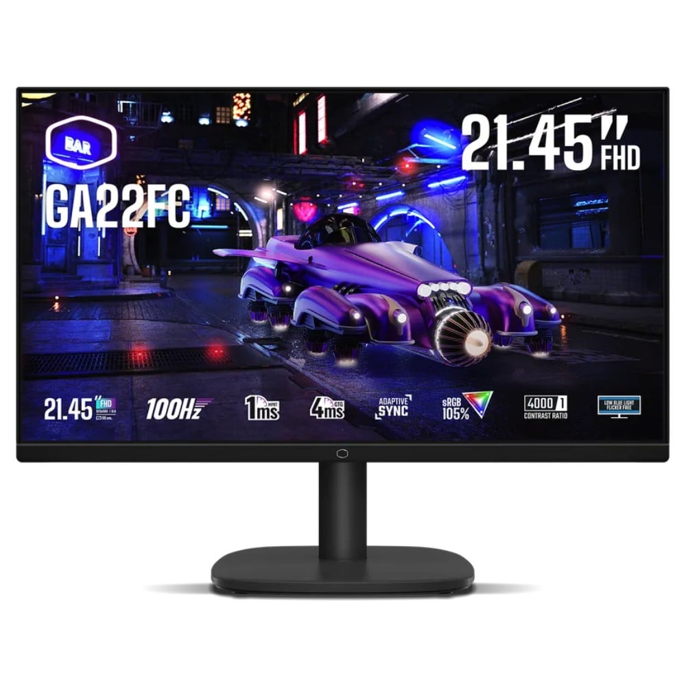 จอมอนิเตอร์ Cooler Master GA22FC Gaming Monitor (VA 100Hz)