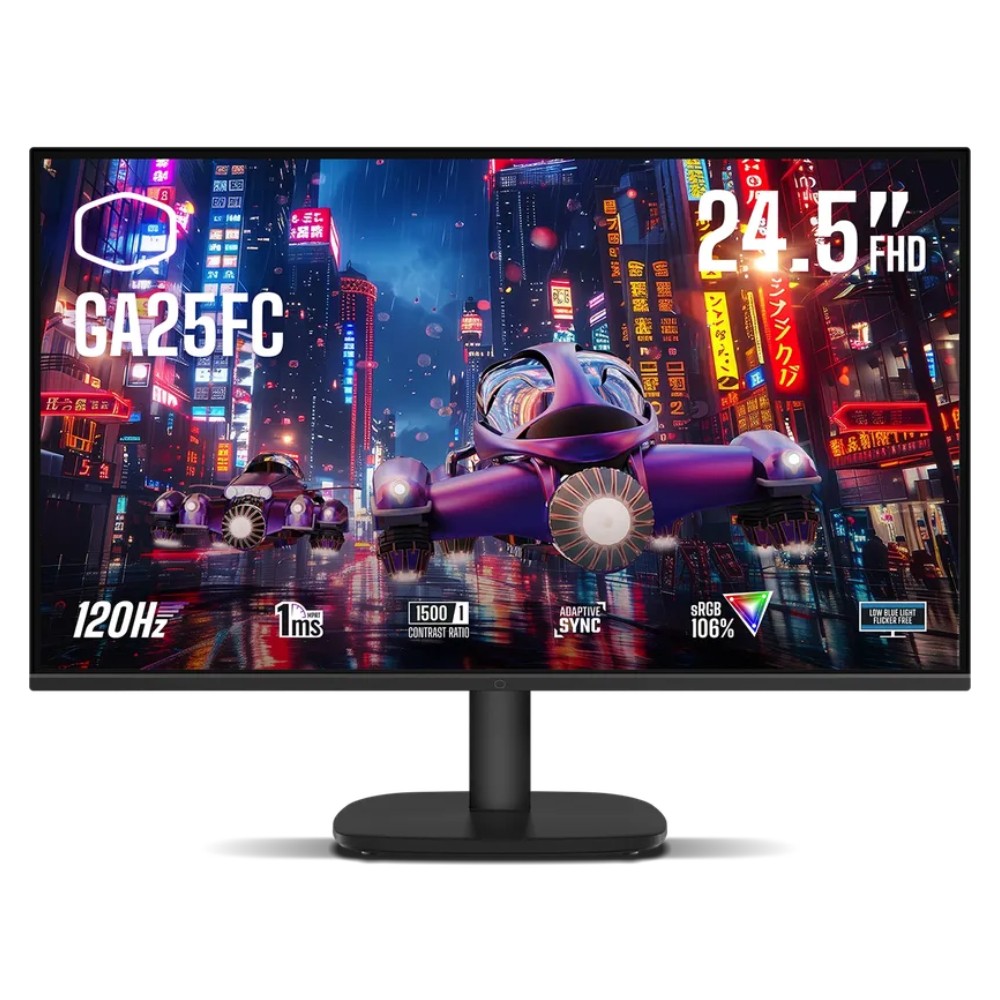 จอมอนิเตอร์ Cooler Master GA25FC Gaming Monitor (IPS 120Hz)