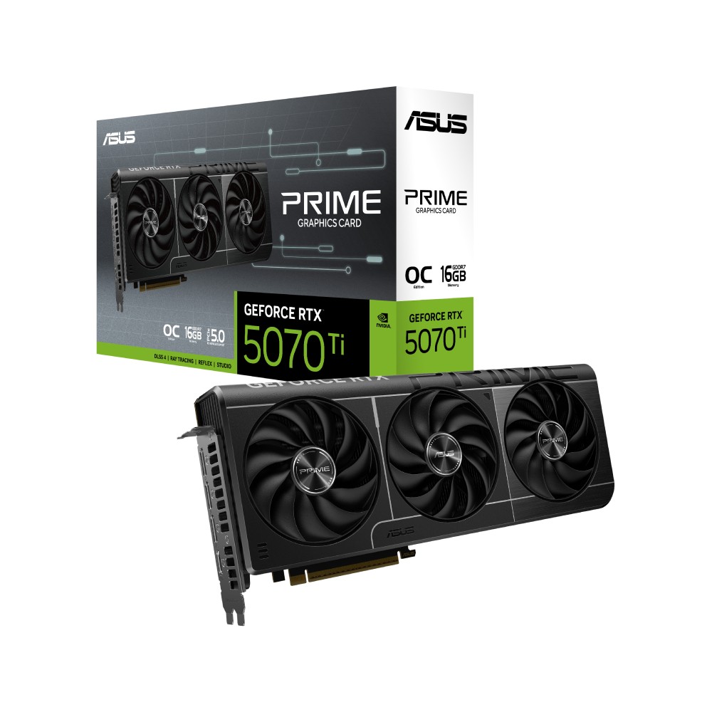 การ์ดจอ ASUS PRIME GeForce RTX 5070 Ti 16GB GDDR7 OC Edition