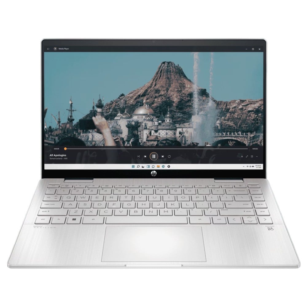 โน๊ตบุ๊ค HP Pavilion x360 14-ek2058TU Silver