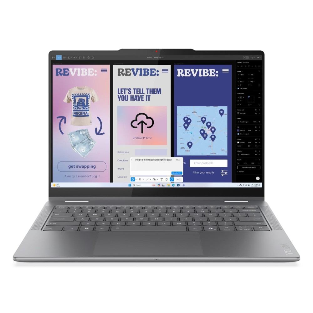 โน๊ตบุ๊ค Lenovo Yoga 7 2-in-1 14ILL10-83JQ001TTA Grey