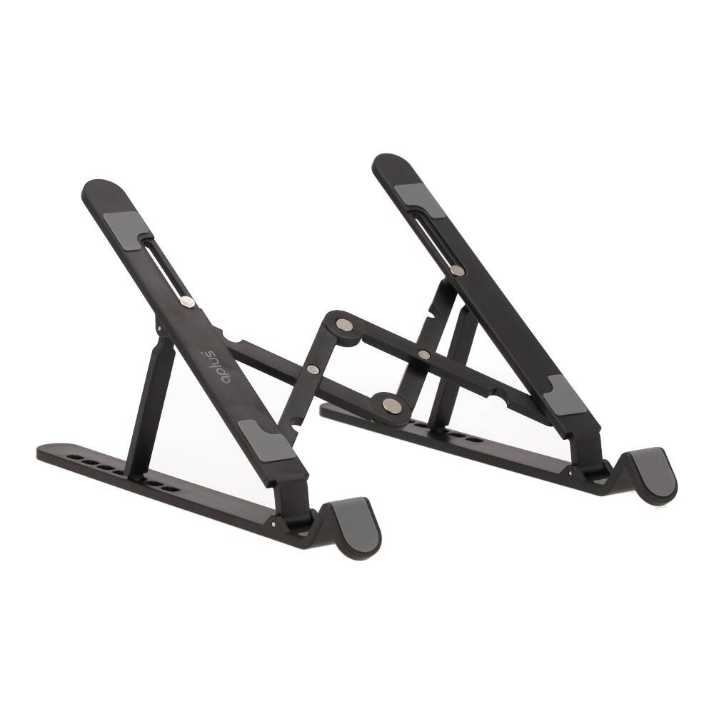 แท่นวางโน๊ตบุ๊ค QPLUS Portable Laptop Stand QP-ST04 Black