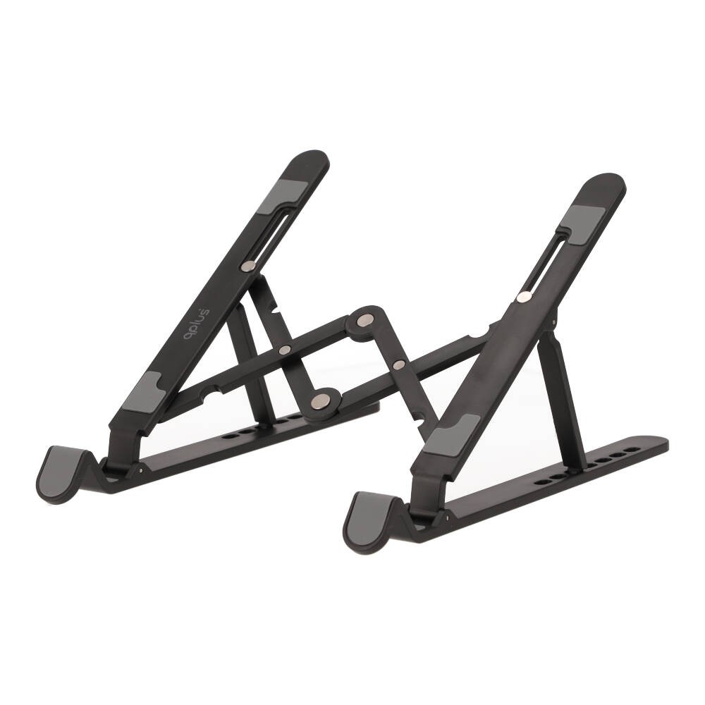 แท่นวางโน๊ตบุ๊ค QPLUS Portable Laptop Stand QP-ST04 Black