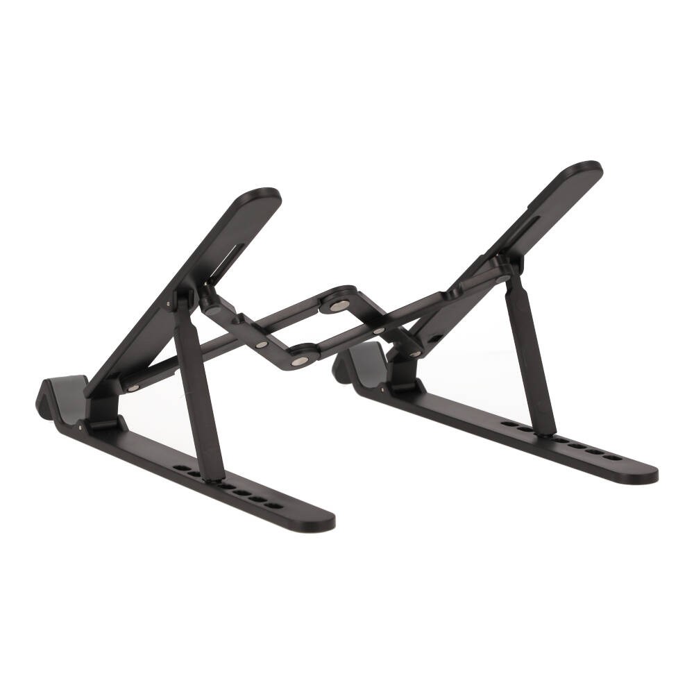 แท่นวางโน๊ตบุ๊ค QPLUS Portable Laptop Stand QP-ST04 Black