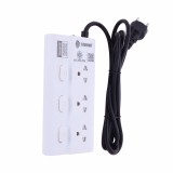 ปลั๊กไฟ Toshino Plug 3 Way 3 Switch 3M. ECO-33P2 (Pack 2)