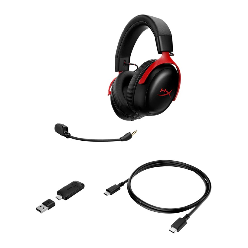 หูฟังเกมมิ่ง HyperX Gaming Headset Cloud III S Wireless Red