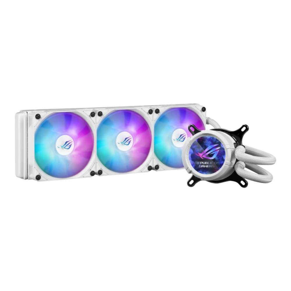 ชุดระบายความร้อนซีพียู ASUS ROG STRIX LC III 360 ARGB LCD White Edition