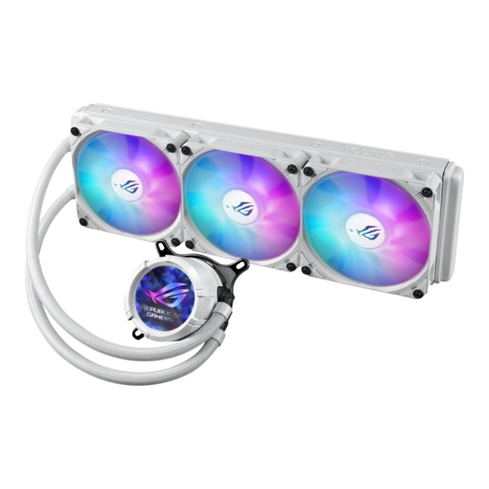 ชุดระบายความร้อนซีพียู ASUS ROG STRIX LC III 360 ARGB LCD White Edition