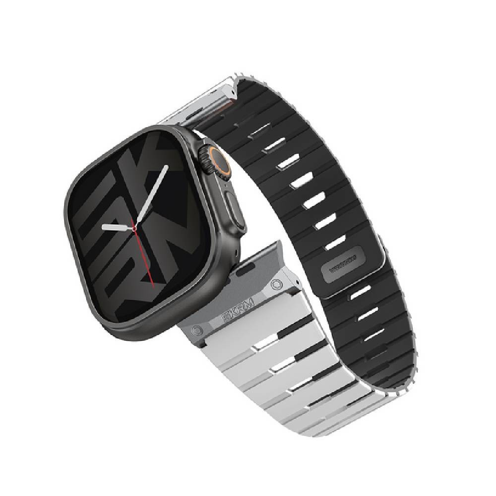 Skinarma สาย Apple Series 6,7,8,9,10,Ultra 42/44/45/49 MM Gemini Magnetic-Chalk