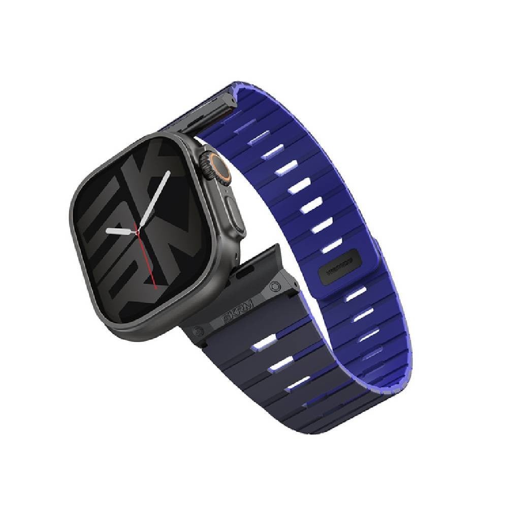 Skinarma สาย Apple Series 6,7,8,9,10,Ultra 42/44/45/49 MM Gemini Magnetic-Navy