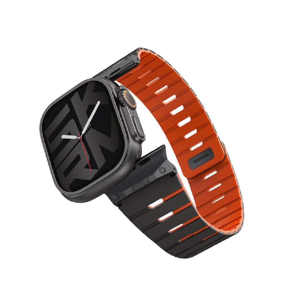 Skinarma สาย Apple Series 6,7,8,9,10,Ultra 42/44/45/49 MM Gemini Magnetic-Sienna