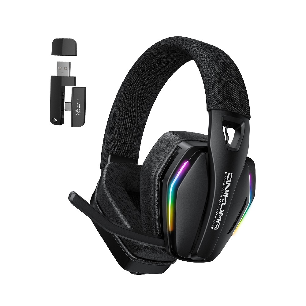 หูฟังเกมมิ่ง Onikuma Gaming Headset GT826 Bluetooth 2.4G Wired 3 Mode Black