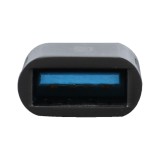 ตัวแปลง WHY Adapter USB-C Male to USB-A (3.0A) Female (2xPack) Gray