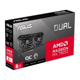 การ์ดจอ ASUS Dual Radeon RX 7600 EVO OC Edition 8GB GDDR6 128-bit