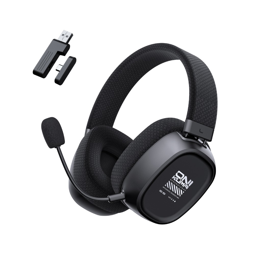 หูฟังเกมมิ่ง Onikuma Gaming Headset GT839 Bluetooth 2.4G Wired 3 Mode Black