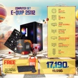 Computer Set - E-QUIP 25112 (R5 5500 | RAM16GB/3200 | SSD 500GB | RX7600 8GB)