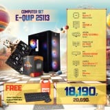 Computer Set - E-QUIP 25113 (R5 5600 | RAM16GB/3200 | SSD 500GB | RX7600 8GB)
