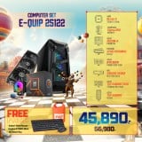 Computer Set - E-QUIP 25122 (R5 7500F | RAM32GB/5600 | SSD 500GB | RTX5070 12GB)