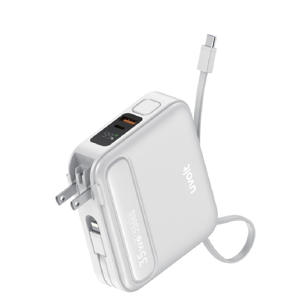 พาวเวอร์แบงค์ UVolt 20000 mAh (UVP20AC-01) White (CCC)