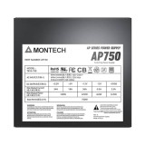 พาวเวอร์ซัพพลาย Montech AP750 750Watt 80 Plus White