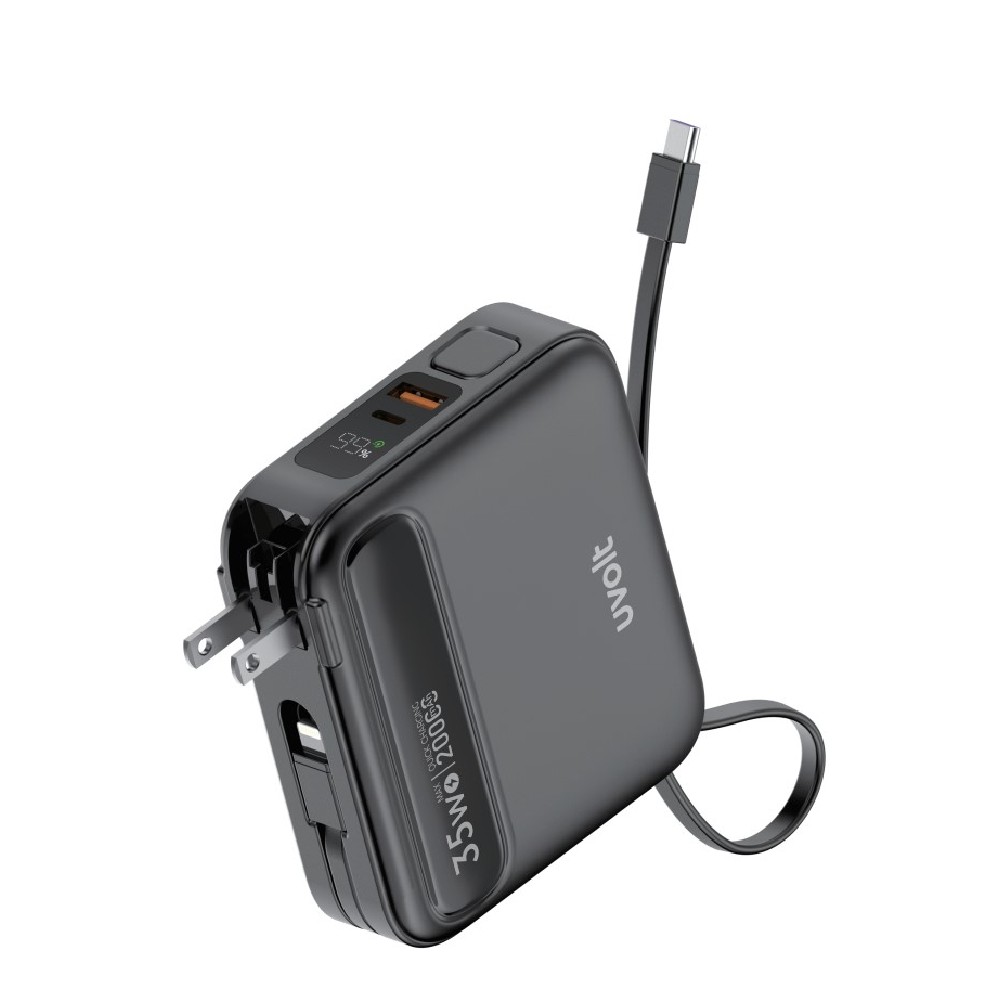 พาวเวอร์แบงค์ UVolt 20000 mAh (UVP20AC-01) Black (CCC)