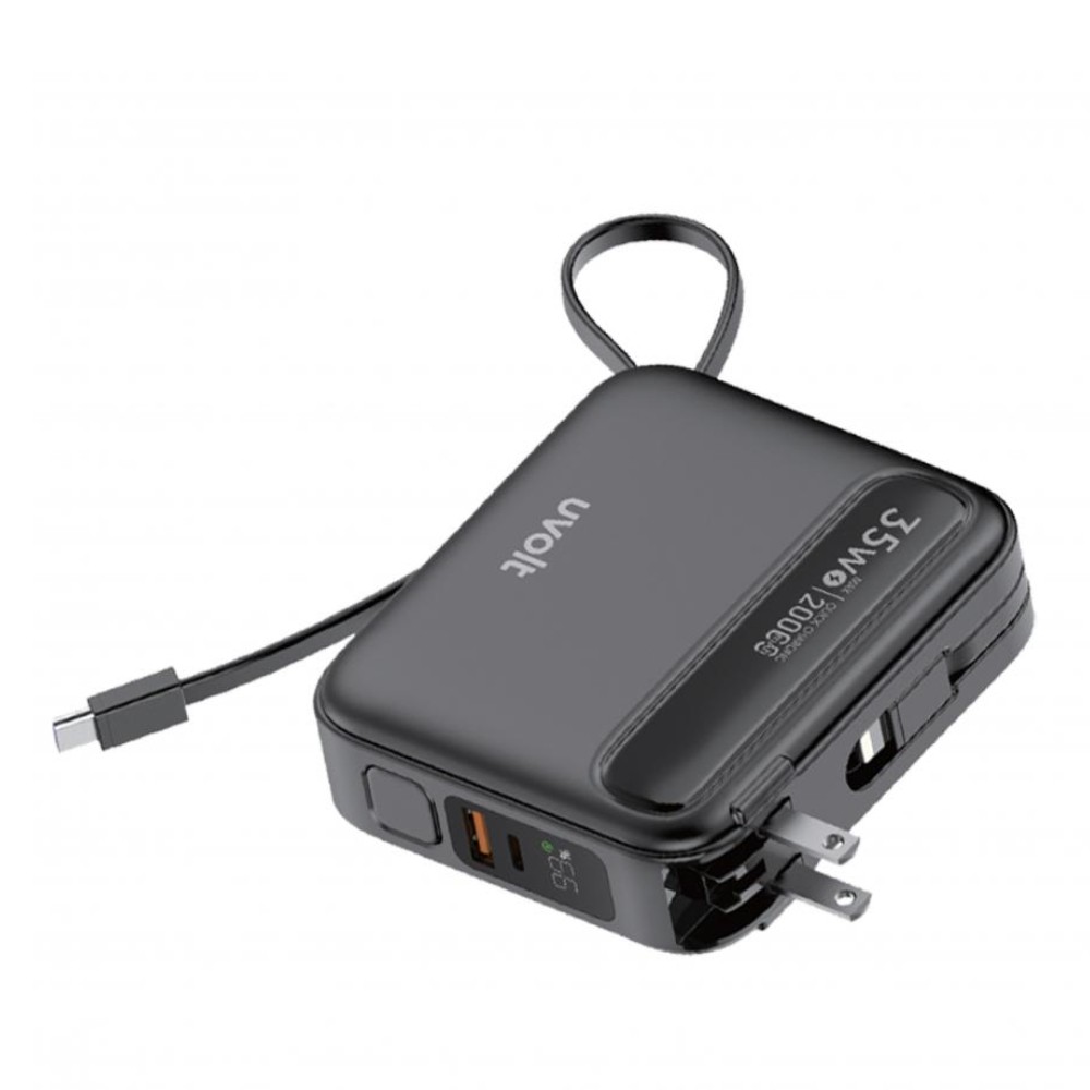 พาวเวอร์แบงค์ UVolt 20000 mAh (UVP20AC-01) Black (CCC)