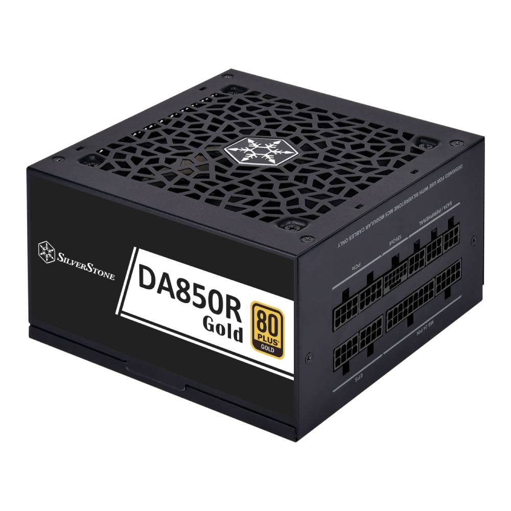 พาวเวอร์ซัพพลาย SilverStone DA850Watt 80 Plus Gold - Black (SST-DA850R-GMA)
