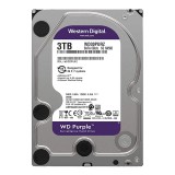 WD HDD PC 3TB 5400RPM SATA III 64MB (6Gb/s) for CCTV Purple - 3 Year