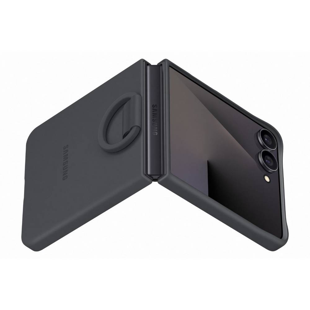 เคส Samsung Galaxy Z Flip7 Silicone Ring Black