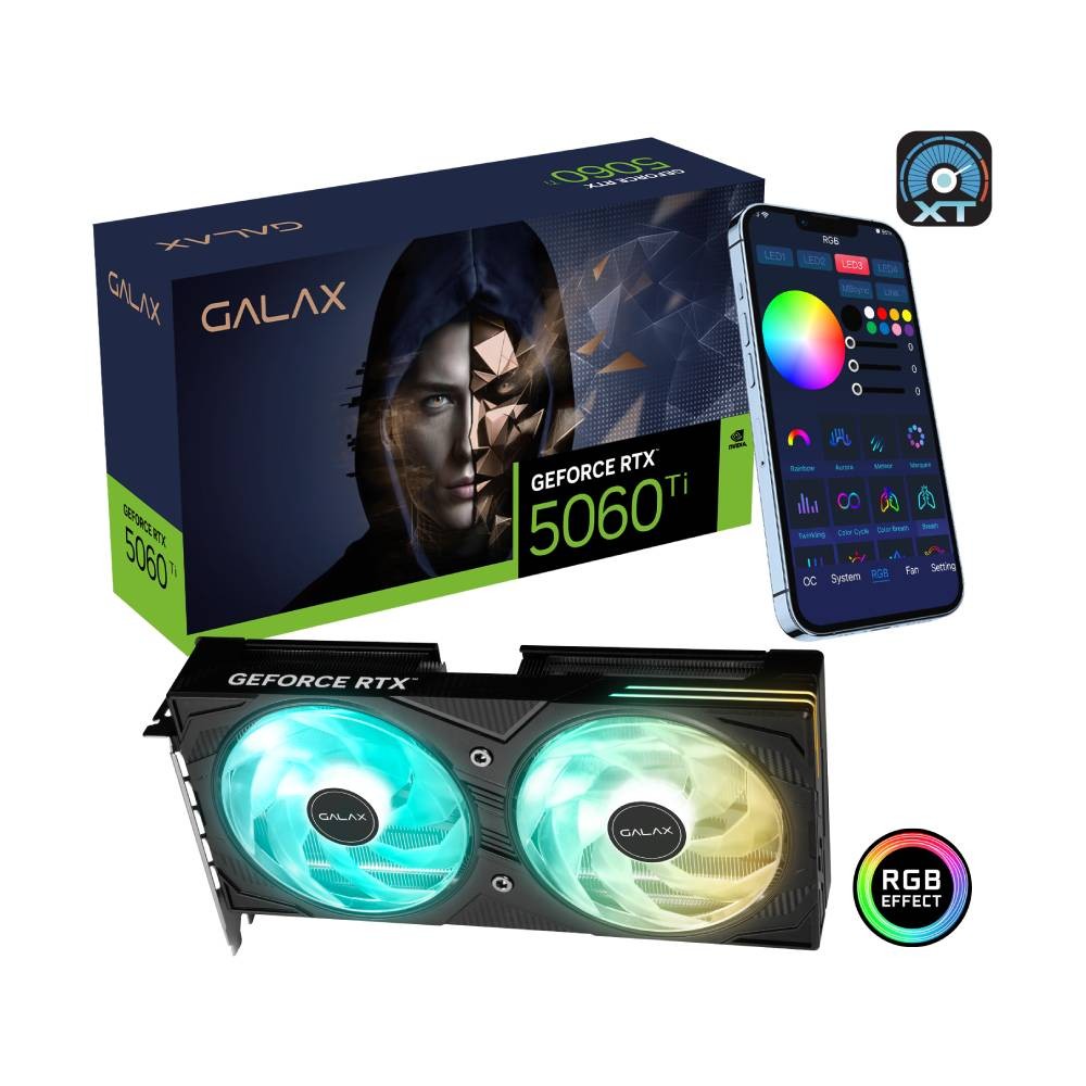 การ์ดจอ GALAX GeForce RTX 5060 Ti EX 8GB GDDR7 128-bit