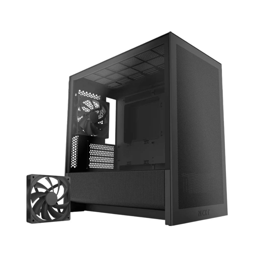 เคสคอมพิวเตอร์ NZXT H3 FLOW 2025 Black (CC-H31FB-01)
