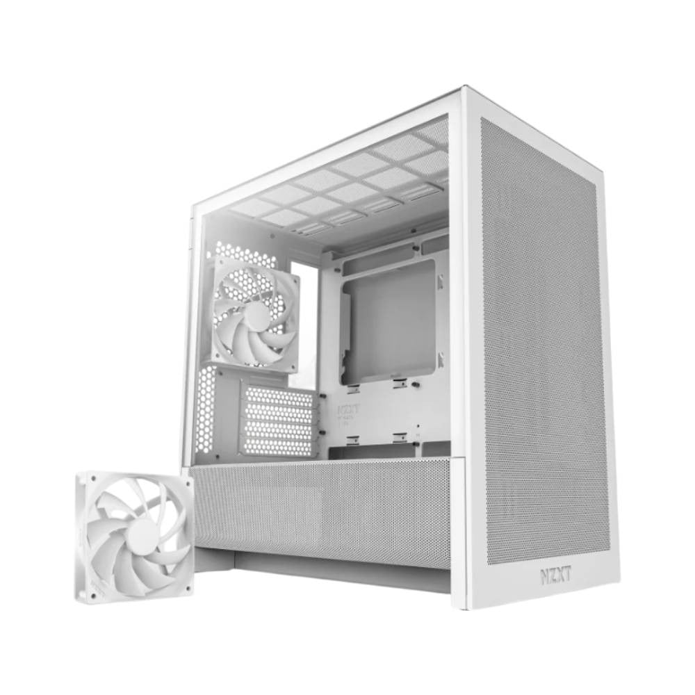 เคสคอมพิวเตอร์ NZXT H3 FLOW 2025 White (CC-H31FW-01)